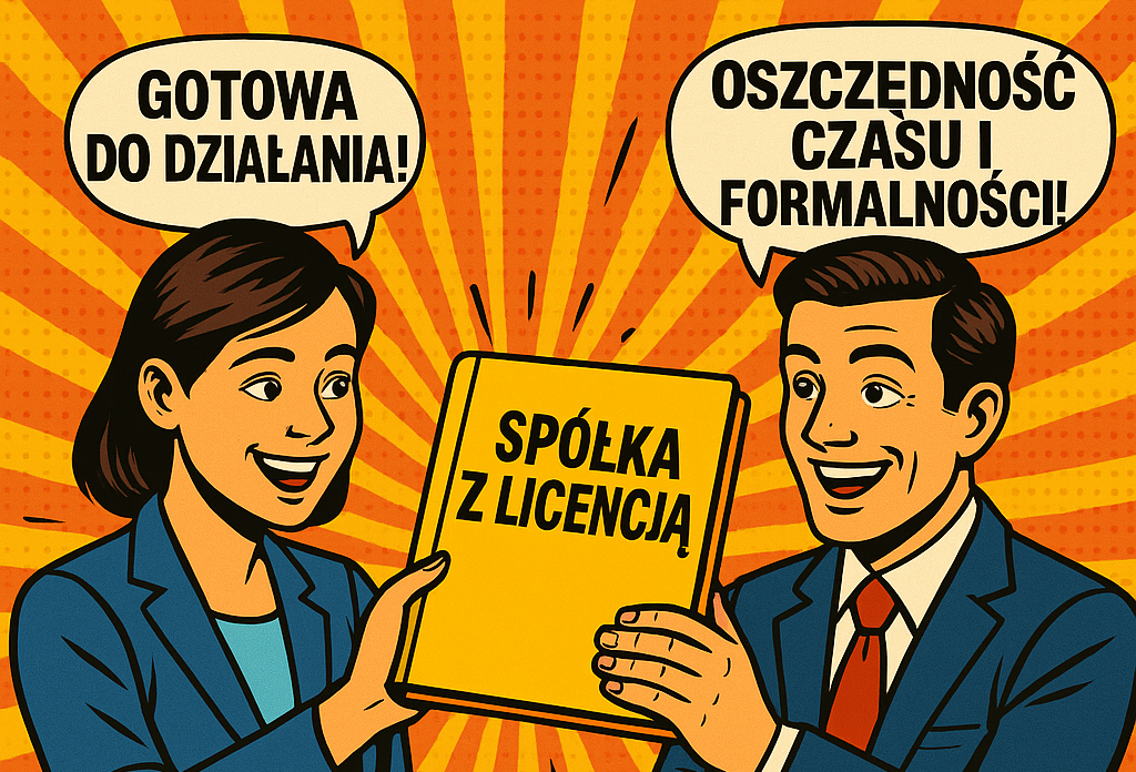 kupno spółki z licencją