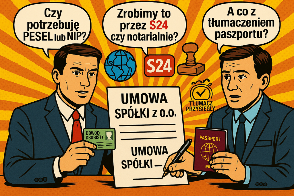 Jak zarejestrować spółkę z o.o. z udziałowcem zagranicznym?